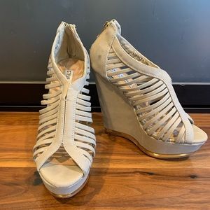 Steve Madden Caged Platform Wedges